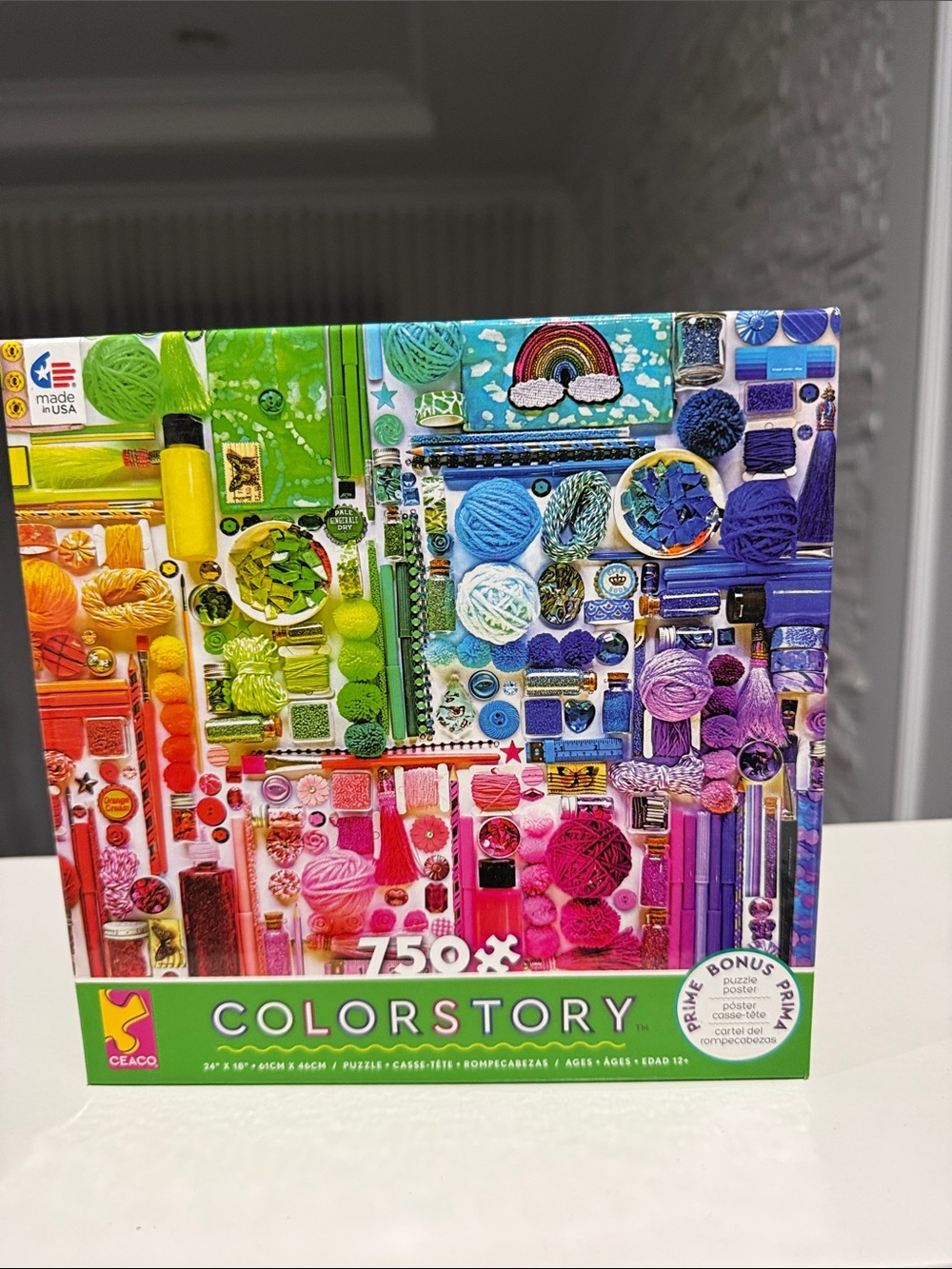 Colorstory 750-Piece Jigsaw Puzzle - Multicolor